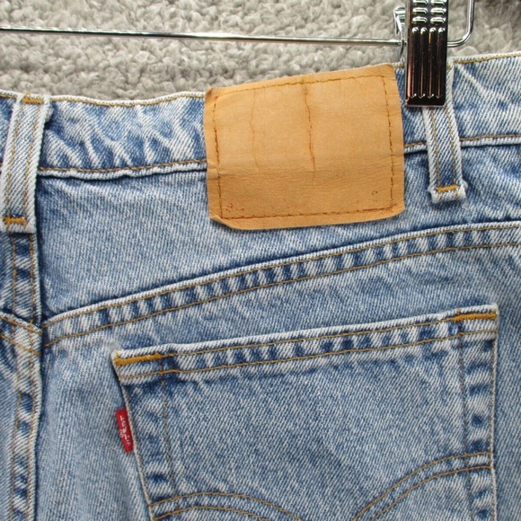 Vintage 1990's Levi's 550 Women's Relaxed Fit Tapered Leg Blue Jeans - Picture 14 of 15